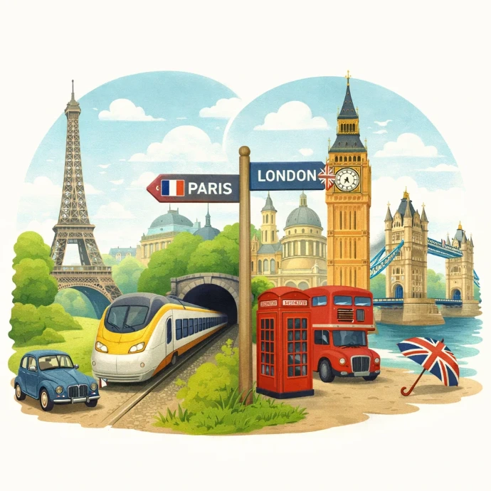 Paris to London Travel