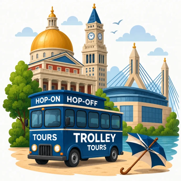 Boston hop on hop off trolley tours